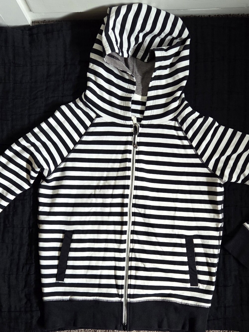 Lululemon Rollin With My Omies Striped Hoodie